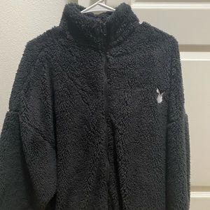 Playboy Oversized Sherpa Jacket